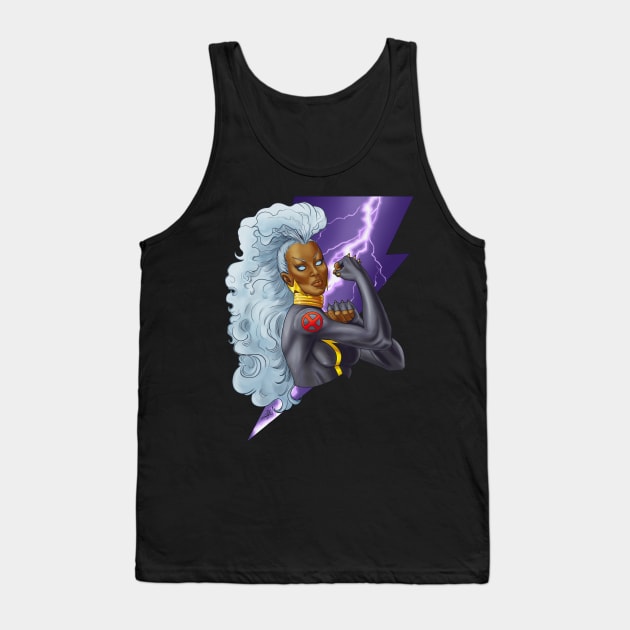 Respect the Storm Tank Top by Next Universe Designs